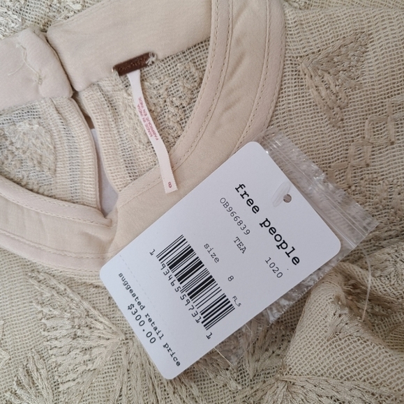 FREE PEOPLE Ivory Embroidered Cleo Mini Dress - Picture 5 of 8